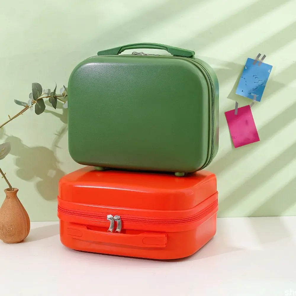 14 Inches Mini Women Carry On Suitcase Short Trip Travel Luggage Make Up Travel Bags