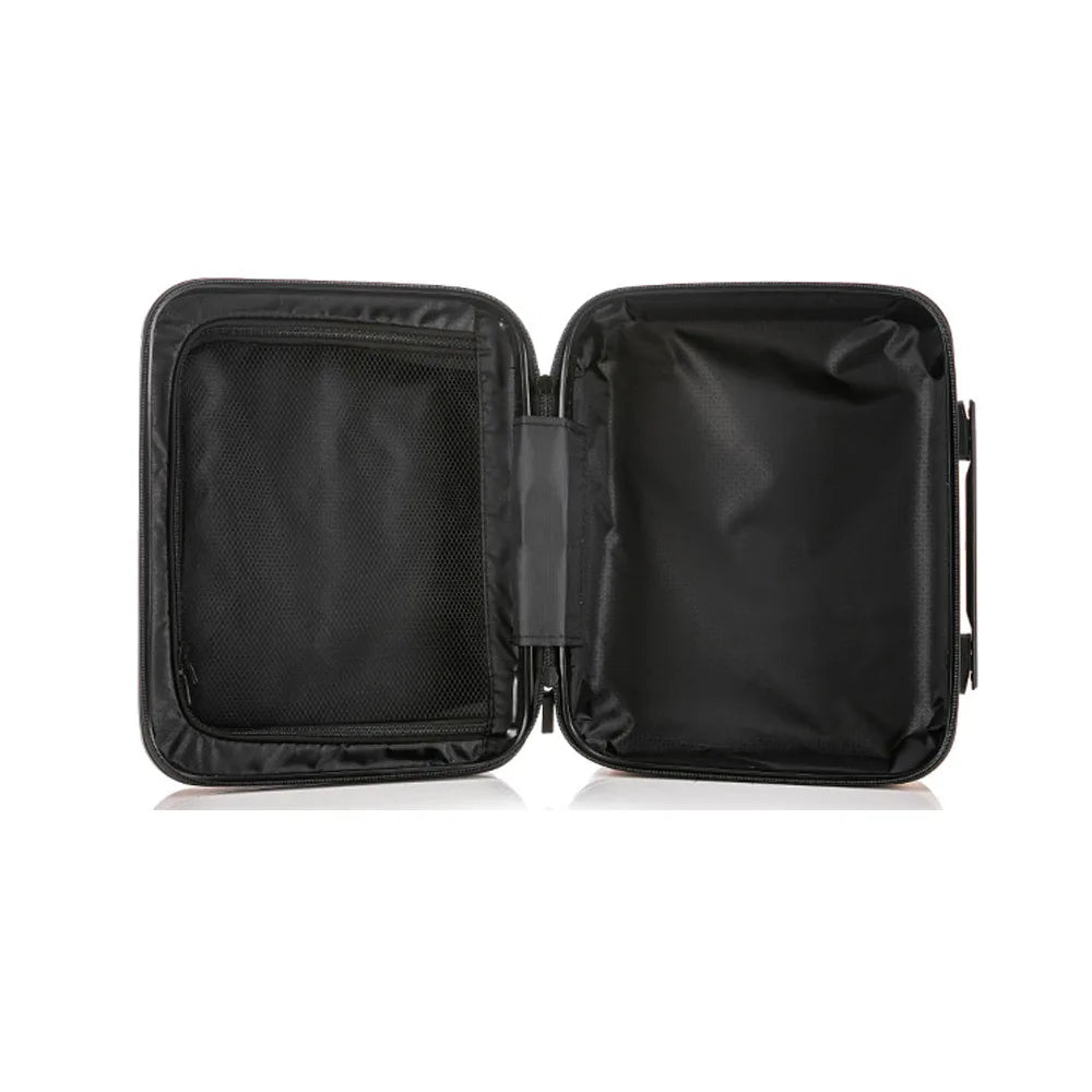 Khaki/White/Green/Yellow/Black 14 Inch Cosmetic Bag Small Women Travel Suitcase Luggage Compressive Material Size:31-15-25cm