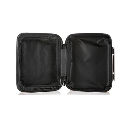 Khaki/White/Green/Yellow/Black 14 Inch Cosmetic Bag Small Women Travel Suitcase Luggage Compressive Material Size:31-15-25cm